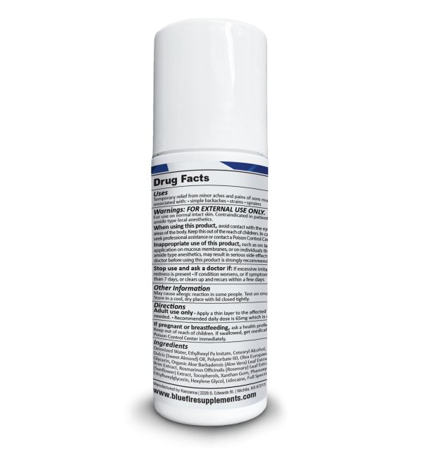 CBD Muscle, Tendon & Joint Roll On with 4% Lidocaine & Menthol - Image 3
